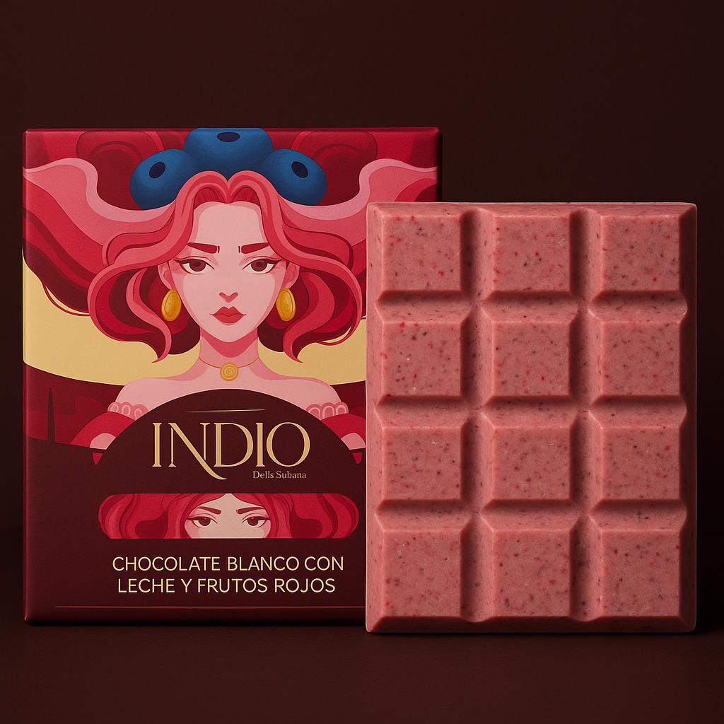 CHOCOLATE BLANCO Y FRUTOS ROJOS