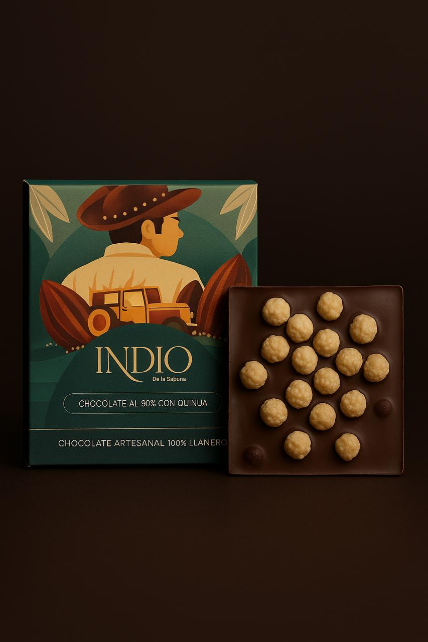 CHOCOLATE AL 80% CACAO Y QUINOA